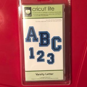 Cricut Lite cartridge- Varsity Letter
